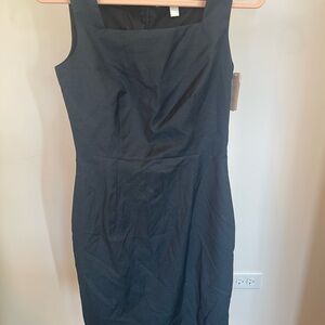 Hugo Boss Blue Shift Dress Size 2 NWOT